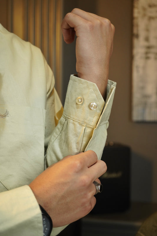 The Essential Oxford - Soft Beige Shirt