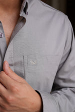 The Essential Oxford - Grey Shirt