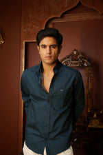 The Essential Oxford - Teal Green Shirt